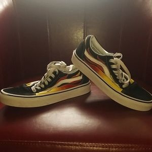 Flame Old Skool low top Vans